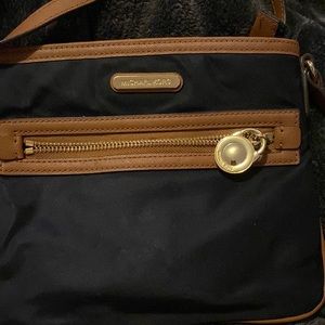 Michael Kors nylon and leather crossbody -like new!